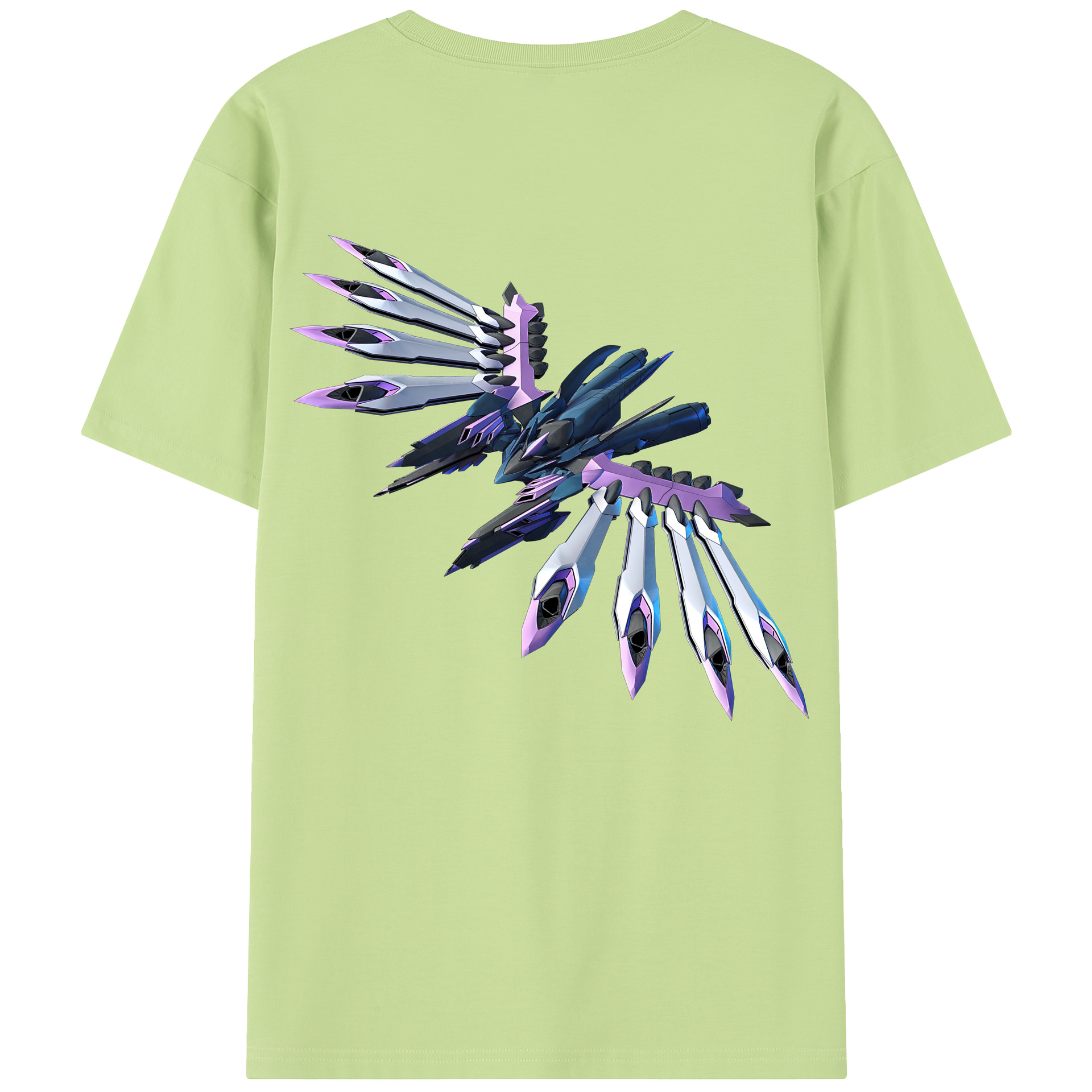 （画像用） 機動戦士ガンダム Mobile Suit Gundam 綿100％半袖Tシャツ（背面プリント）